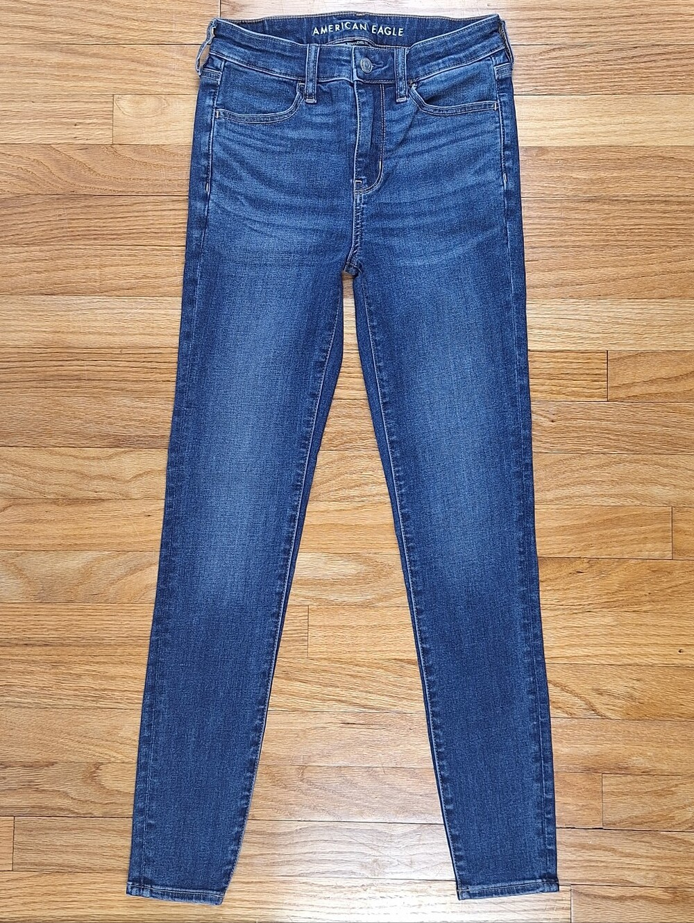 American Eagle Hi-Rise Jegging Skinny Jeans Ne(x)t Level Stretch Size 4 - Picture 5 of 16